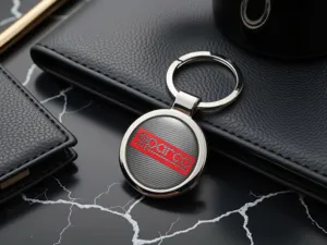 Sparco Classy Key Chain Glossy Metal Alloy Style